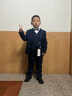 羅蒙兒童西裝套裝男童2026新款主持人花童禮服中大童鋼琴畢業(yè)演出服秋 上衣+褲子+馬甲+領(lǐng)結+加絨襯衫 130 曬單實(shí)拍圖