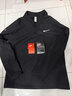 NBA CARES-NIKE運動(dòng)T恤男秋冬立領(lǐng)半拉鏈速干衣男戶(hù)外健身騎行跑步速干T恤 黑色加絨 M （90-110斤） 曬單實(shí)拍圖