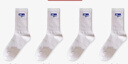 沛阮大碼襪子男特大號44-48碼春秋季45運動(dòng)襪加肥不勒腳棉襪47中筒襪 4白色 4雙 均碼 加大碼(43-49碼可穿) 曬單實(shí)拍圖