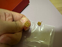 周六福新年禮物  黃金耳釘女足金爆閃方糖耳飾 計價(jià) 2.23g 曬單實(shí)拍圖