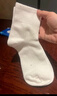 都市麗人兒童襪子100%純棉白色學(xué)生襪中筒6-12歲大童運動(dòng)男女童青少年春夏 曬單實(shí)拍圖