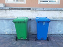 科力邦（Kelibang) 戶(hù)外垃圾桶 大號加厚240L商用塑料環(huán)衛垃圾桶帶蓋輪工業(yè)小區物業(yè)翻蓋果皮箱 綠色 單個(gè) 曬單實(shí)拍圖