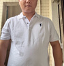羅蒙100%純棉高端短袖t恤男士裝夏季刺繡polo翻領(lǐng)衫商務(wù)爸爸半袖體恤 5372白色【100%棉】 2XL 【建議150-170斤】 曬單實(shí)拍圖