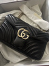 GUCCI古馳GG Marmont系列中號肩背包[新款][禮物] 黑色 均碼 曬單實(shí)拍圖