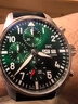 萬(wàn)國（IWC）禮物 飛行員計時(shí)腕表 綠盤(pán)皮帶 自動(dòng)機械男表 IW388103 41mm 曬單實(shí)拍圖