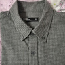 BLACKMONDAY純棉色紡格子襯衫男春秋季全棉磨毛商務(wù)休閑男士長(cháng)袖襯衣 曬單實(shí)拍圖