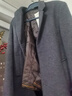 杉杉90%鵝絨 含山羊絨綿羊毛呢子大衣男士中長(cháng)款可拆羽絨商務(wù)風(fēng)衣外套 曬單實(shí)拍圖