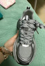 駱駝（CAMEL）【迪麗熱巴同款】銀月復古老爹鞋增高男女鞋運動(dòng)休閑鞋情侶同款 L24A283742A 銀色 女款 37 曬單實(shí)拍圖