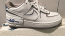 耐克（NIKE）Air Force 1 Shadow 女鞋復古低幫加墊透氣緩震運動(dòng)休閑鞋 IO7594-101 38 曬單實(shí)拍圖