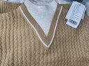 她享 半高領(lǐng)針織衫女曠野美拉德假兩件針織打底衫秋冬毛衣女T143Z3020 曬單實(shí)拍圖