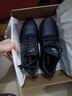 特步運動(dòng)鞋男鞋跑鞋冬季皮面防水輕便減震健身休閑慢跑步鞋子男黑色 曬單實(shí)拍圖
