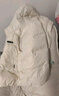 鴨鴨（YAYA）羽絨馬甲女外穿秋冬新款情侶男女同款連帽馬夾背心羽絨服外套 米白色 L /170(建議115-130斤) 曬單實(shí)拍圖
