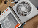 幾素風(fēng)寶小風(fēng)扇桌面辦公室迷你usb充電風(fēng)扇學(xué)生宿舍床頭臺式掛扇壁扇臺扇戶(hù)外小電扇隨身便攜式大風(fēng)力 白色升級款丨續航16.5小時(shí)+4檔大風(fēng) 曬單實(shí)拍圖