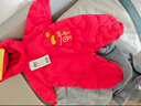 巴拉巴拉嬰兒連體衣羽絨服寶寶男童女童2025新款冬裝外出哈衣爬服造型拜年 曬單實(shí)拍圖