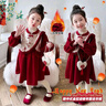 【當天發(fā)貨】女童連衣裙秋冬季加厚保暖裙子2025新款紅色拜年服 紅色送包包 130 曬單實(shí)拍圖