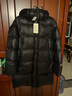 QVI高端品牌 90白鵝絨羽絨服女中長(cháng)款2025冬季新款寬松加厚免洗外套  黑色 （黑金鵝絨） L 【120-135斤】 曬單實(shí)拍圖