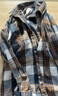 100%純棉加厚磨毛格子男士長(cháng)袖襯衫休閑寬松大碼秋冬保暖防掉毛 28-4 42 建議140-155斤 曬單實(shí)拍圖