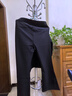 絲柏舍高腰九分微喇褲女2026春裝新修身松緊腰國風(fēng)拼接休閑褲 曬單實(shí)拍圖