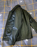 凱撒（KAISER）高檔真皮皮衣男士頭層牛皮機車(chē)服秋冬新款中年翻領(lǐng)短款皮夾克外套 黑色 XL 52 建議140-155斤 曬單實(shí)拍圖