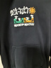 李寧兒童衛衣男大童2026新款舒適保暖青少年潮流休閑寬松連帽衛衣 黑色03-1 140 曬單實(shí)拍圖