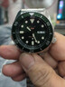 精工5號盾手表自動(dòng)機械表綠水鬼彩水鬼潛水夜光運動(dòng)男表防水100米 SRPD63K1新5綠色款 送黑色表帶 42.5mm 曬單實(shí)拍圖
