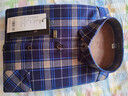 杉杉保暖襯衫男士冬季加絨加厚格子保暖襯衣中老年打底上衣 8817 42 曬單實(shí)拍圖