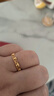 周六福愛(ài)心黃金戒指女足金新年生日禮物計價(jià)A0113770 活口13號 約1.99g 曬單實(shí)拍圖