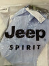 JEEP SPIRIT吉普短袖襯衫男夏季韓版休閑襯衣男士簡(jiǎn)約外套男裝 淺藍 XL 曬單實(shí)拍圖