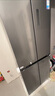 美的（Midea）457純平全嵌冰箱十字對開(kāi)四開(kāi)門(mén)底部散熱大容量一級雙變頻風(fēng)冷無(wú)霜以舊換新家用電冰箱政府補貼 MR-457WUSPZE 蒼穹灰 曬單實(shí)拍圖