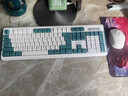 宏碁（acer）無(wú)線(xiàn)鍵盤(pán)鼠標套裝機械手感鍵盤(pán)拼色靜音筆記本臺式電腦通用適用于辦公休閑游戲 白綠拼色-無(wú)線(xiàn) 無(wú)線(xiàn)USB 104鍵 曬單實(shí)拍圖