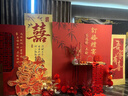 璽飛訂婚宴布置裝飾全套擺臺件新中式簡(jiǎn)約高級簡(jiǎn)單大氣背景墻kt板定制 次日達/2.2米高【拍照道具+迎賓牌】 曬單實(shí)拍圖
