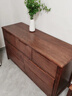 擇怡中式斗柜五斗胡桃木臥室儲物柜簡(jiǎn)約純實(shí)木斗柜大容量爆款六斗九斗 九斗胡桃色-160寬*45深*75高cm 曬單實(shí)拍圖