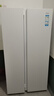 海爾（Haier）冰箱620升雙開(kāi)門(mén)對開(kāi)門(mén)風(fēng)冷無(wú)霜 新一級能效雙變頻 大容量冰雪白節能保鮮家用電冰箱 620升大容量+黑金凈化+90°開(kāi)門(mén)懸停 曬單實(shí)拍圖