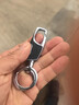 創(chuàng  )意汽車(chē)鑰匙扣男士腰掛鑰匙扣掛件金屬鎖匙扣耐用摩托車(chē)鑰匙鏈圈 黑色-一件裝 曬單實(shí)拍圖