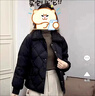 棉服短款菱格冬季小香風(fēng)羽絨棉衣小個(gè)子寬松洋氣外套2025新款棉襖 黑色 L 建議105-120斤 曬單實(shí)拍圖