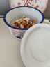 靜閑居泡面碗搪瓷杯個(gè)人專(zhuān)用大號大容量老式鐵飯碗飯盒飯缸食堂打飯鐵碗 吃飯不積極思想有問(wèn)題【1個(gè)裝】 曬單實(shí)拍圖