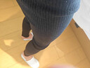 羅蒙（ROMON）鄂爾多斯市100%純山羊絨男秋冬加厚中老高腰保暖針織打底羊毛褲男 男 厚款 深灰 XL 175 曬單實(shí)拍圖