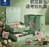 EVOCELER新生兒禮物高檔禮盒嬰兒見(jiàn)面禮寶寶布書(shū)床鈴安撫玩具滿(mǎn)月百天禮物 曬單實(shí)拍圖