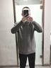 喬沃（JOW）【100%綿羊毛提花保暖】520克加厚高領(lǐng)純羊毛衫男式秋冬純色毛衣 曬單實(shí)拍圖