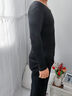 莫代爾【37℃恒溫肌底衣】超薄保暖內衣男冬季套裝發(fā)熱無(wú)痕秋衣褲熱能衣 【經(jīng)典黑套裝】上衣+褲子 【0感穿著(zhù) 37℃恒溫】 均碼 加 （150-200斤） 曬單實(shí)拍圖