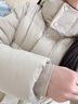 波司登（BOSIDENG）【小蠻腰】25新款羽絨服商場(chǎng)同款女短款90絨可脫卸帽顯瘦保暖外套 【趨勢推薦】?jì)?yōu)樂(lè )卡其7E69-灰色系 S 160/84A 體重約100-110斤 曬單實(shí)拍圖
