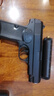 黃河牌aqk發(fā)射器bb子彈硬彈手槍1911全金屬熗 格洛克仿真玩具槍男 消音款-金屬外殼-尼龍彈夾【射程15米】K17A 配500發(fā)bb子彈 曬單實(shí)拍圖