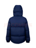 黑冰（BLACKICE）兒童羽絨服外套男女中大童25冬季700蓬白鵝絨戶(hù)外連帽服F9126MJ 深藍 160 曬單實(shí)拍圖