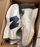 NEW BALANCE NB327官方春季休閑鞋男鞋女鞋情侶舒適增高鞋百搭潮流厚底運動(dòng)鞋 米灰色/白色 MS327FE 37 (腳長(cháng)22.5cm) 曬單實(shí)拍圖