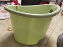 MBVM德國嬰兒游泳桶兒童洗澡桶寶寶泡澡桶可坐浴桶浴盆小孩游泳澡盆 全新款加厚【0-3歲-綠色】 曬單實(shí)拍圖
