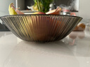 特美居（temeiju）水果盤(pán)客廳干果盤(pán)零食盤(pán)家用糖果盤(pán)堅果瓜子新年高級煙灰色 曬單實(shí)拍圖