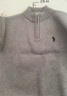 左西男童毛衣半拉鏈秋冬裝2025新款兒童針織衫男孩上衣潮 灰色 140 曬單實(shí)拍圖