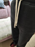 真維斯（Jeanswest）雪尼爾闊腿褲女秋冬款高腰垂感褲子寬松直筒休閑褲白色燈芯絨長(cháng)褲 曬單實(shí)拍圖