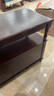 千美居  客廳沙發(fā)邊柜邊桌茶幾實(shí)木邊幾小茶幾簡(jiǎn)約角幾床頭柜 深櫻桃色圓柱（雙抽屜） 90X40X60CM 曬單實(shí)拍圖
