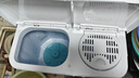 YANGZI揚子集團洗衣機半自動(dòng)老式家用雙桶大容量雙缸洗衣機藍光 洗脫雙筒小型波輪 18KG 【洗11+7脫|洗脫分離|強勁電機】 曬單實(shí)拍圖